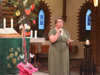 "Ich fühle mich reich beschenkt": Anna Thumser verabschiedete sich aus dem Kirchenkreisjugenddienst. Foto: Andrea Hesse