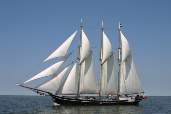 Der Segelschoner Brandaris. Foto: NAUPAR