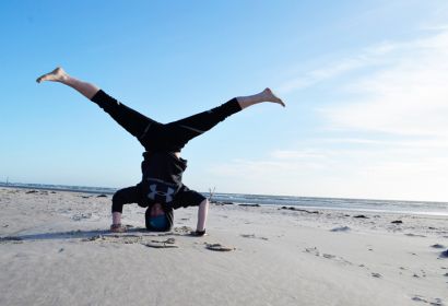 Entschleunigung am Inselstrand … Foto: Anna Thumser